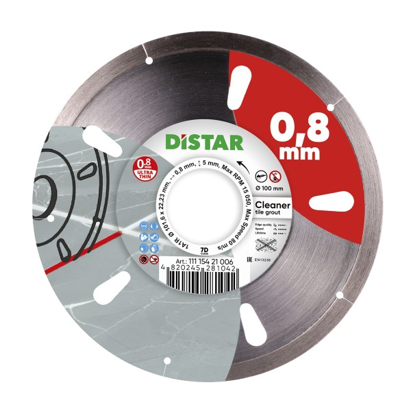 DiSTAR Cleaner 0,8 mm Stärke - zum Fugen schneiden - Ø 100 mm